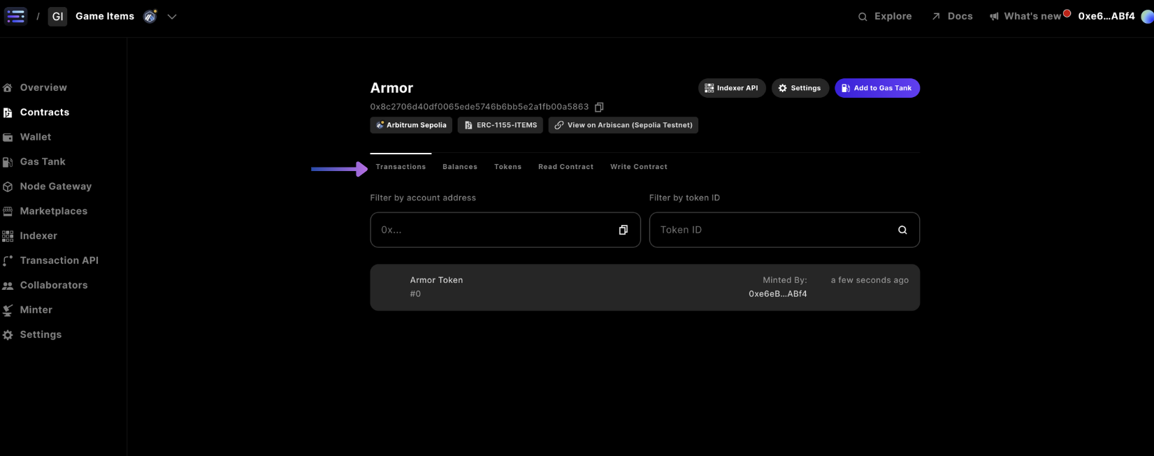 view currency transactions